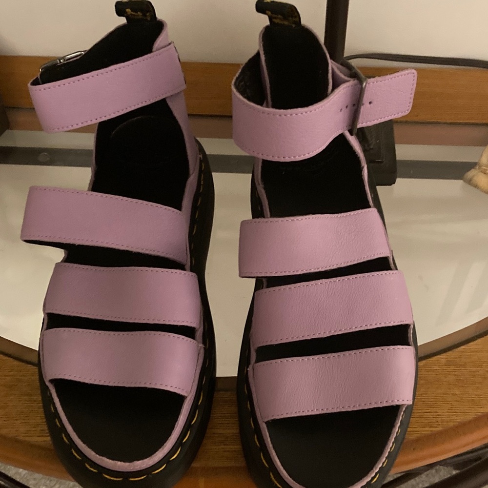 Dr. Martens Purple Sandals